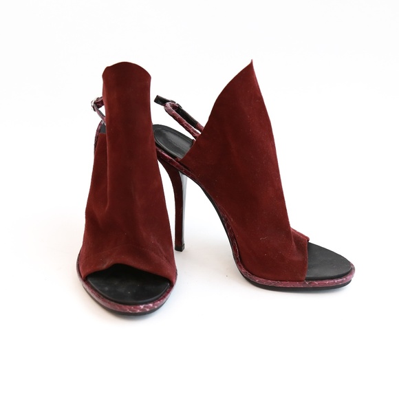 Balenciaga Shoes - Balenciaga Peep Toe Glove Heels